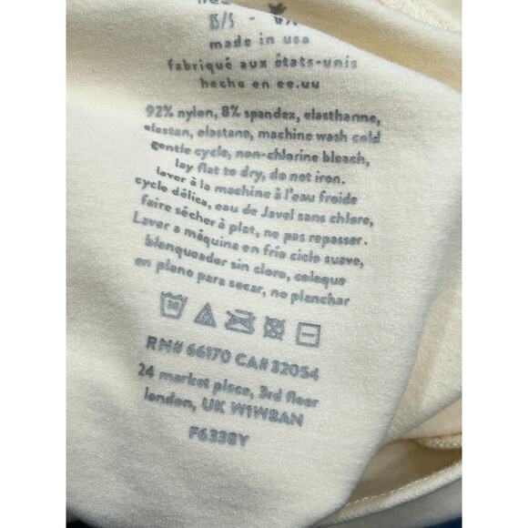 Free People Intimately Women's Sleeveless One Piece Bodysuit in Cream Size XS/S - Picture 4 of 6